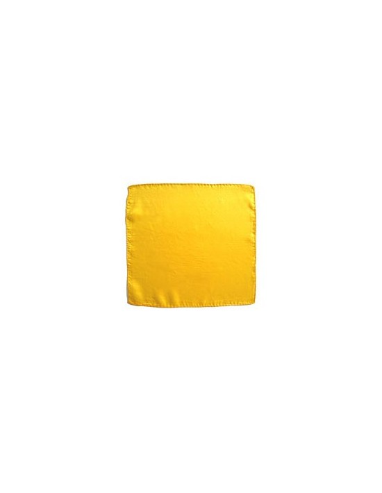 Pañuelo de seda 20x20 amarillo (9") Varios Pañuelos