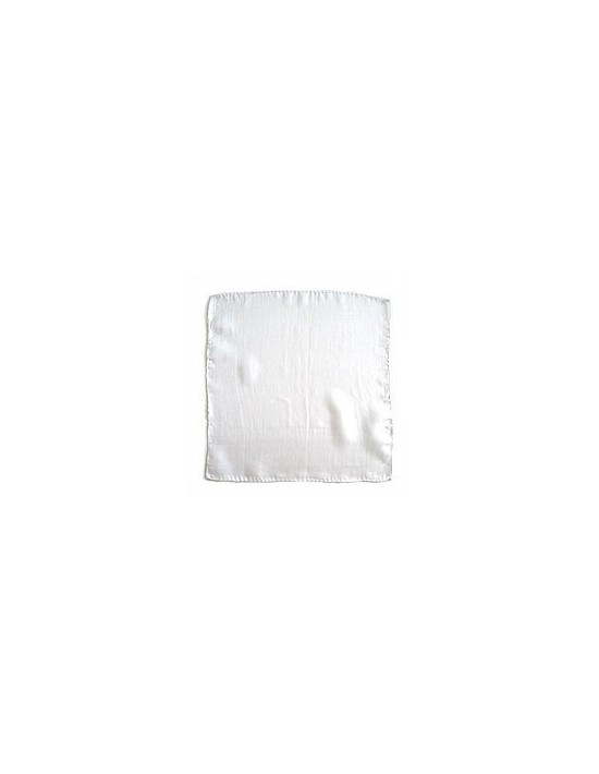 Pañuelo de seda 20x20 blanco (9") Varios Pañuelos