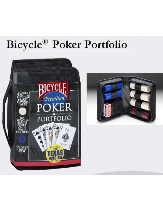 Estuche nylon 300 fichas poker bicycle US Playing Card Co. Fichas y accesorios de naipes