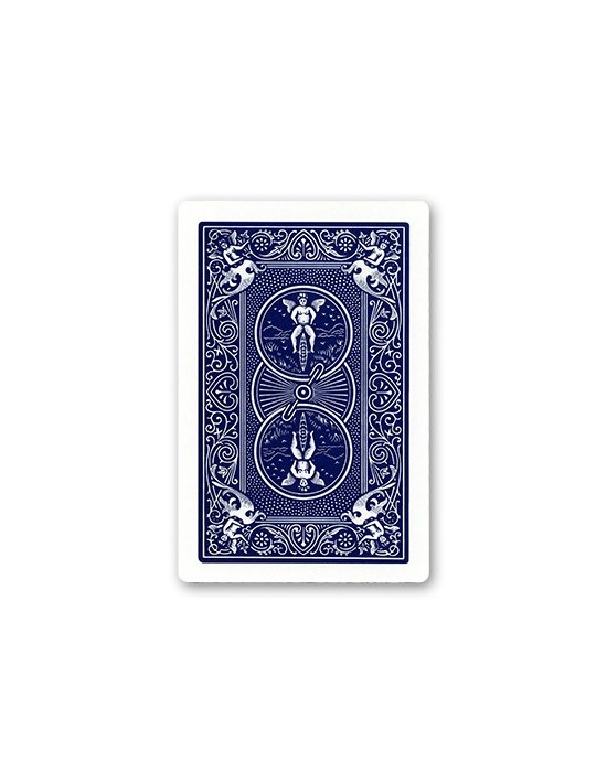 Carta jumbo bicycle doble dorso azul/azul US Playing Card Co. Barajas Gaff