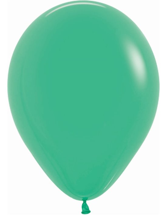 Bolsa de 100 globos sempertex r5 de 13 cm color fashion sólido verde (030) Sempertex Globos Redondos