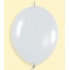 Bolsa de 50 globos sempertex r6 de 15 cm link-o-loon color fashion sólido blanco (005) Sempertex Globos Link o Loon