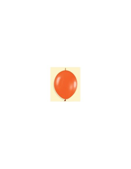 Bolsa de 50 globos sempertex r6 de 15 cm link-o-loon color metal naranja (561) Sempertex Globos Link o Loon