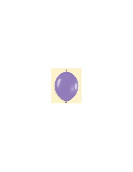 Bolsa de 25 globos sempertex r12 de 30 cm link-o-loon color fashion sólido lila (050) Sempertex Globos Link o Loon