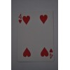 Baraja bicycle 52 cartas iguales dorso azul cuatro de corazones US Playing Card Co. Bicycle Poker 52 iguales Azul