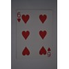 Baraja bicycle 52 cartas iguales dorso azul seis de corazones US Playing Card Co. Bicycle Poker 52 iguales Azul