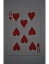 Baraja bicycle 52 cartas iguales dorso azul ocho de corazones US Playing Card Co. Cartomagia