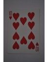 Baraja bicycle 52 cartas iguales dorso azul diez de corazones US Playing Card Co. Cartomagia