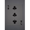 Baraja bicycle 52 cartas iguales dorso azul tres de tréboles US Playing Card Co. Bicycle Poker 52 iguales Azul