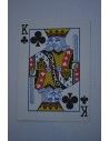 Baraja bicycle 52 cartas iguales dorso azul rey de tréboles US Playing Card Co. Cartomagia