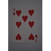 Baraja bicycle 52 cartas iguales dorso rojo siete de corazones US Playing Card Co. Cartomagia