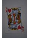 Baraja bicycle 52 cartas iguales dorso rojo rey de corazones US Playing Card Co. Cartomagia