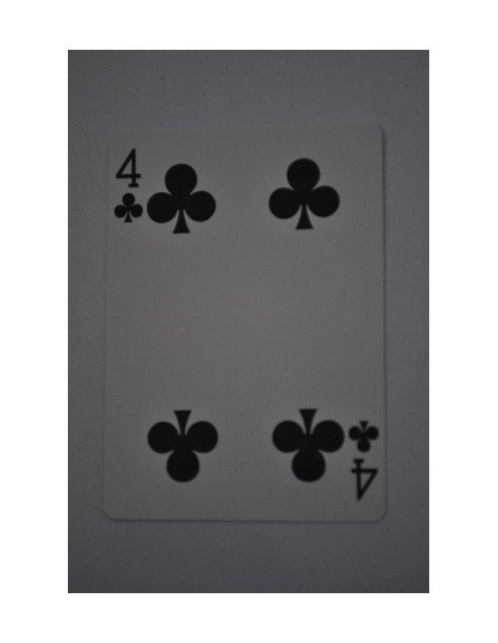 Baraja bicycle 52 cartas iguales dorso rojo cuatro de tréboles US Playing Card Co. Bicycle Poker 52 iguales Rojo