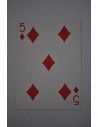 Baraja bicycle 52 cartas iguales dorso rojo cinco de diamantes US Playing Card Co. Cartomagia