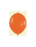 Bolsa de 50 globos sempertex r6 de 15 cm link-o-loon color fashion sólido naranja (061) Sempertex Globos Link o Loon