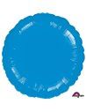 Globo de foil metálico con forma de círculo color azul de 45 cm Anagram Globos Foil sólidos