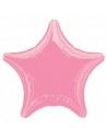 Globo de foil metálico con forma de estrella color rosa chicle de 48 cm Anagram Globos Foil sólidos
