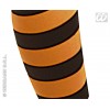 Medias panty de rayas naranja y negro talla 11-14 años Widmann Medias y Pantys