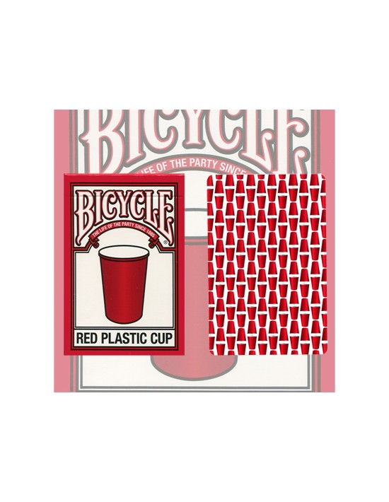 Baraja bicycle red plastic cup US Playing Card Co. Póquer