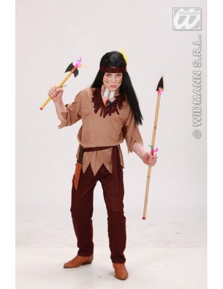 Disfraz de indio talla 8-10 años Widmann Niño