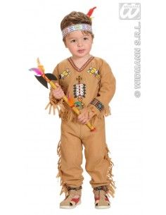 Centralizar Frase para agregar Disfraz de indio niño (98cm), 1-2 años Widmann