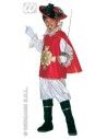 Disfraz de mosquetero 8-10 años, 140 cm rojo Widmann Disfraz de niño