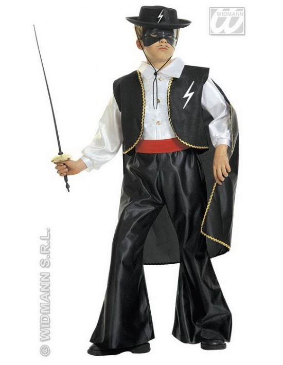 Disfraz de bandido enmascarado, zorro (talla m, 140 cm, 8-10 años) Widmann Disfraz de niño