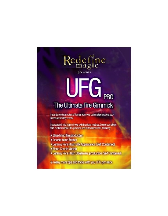 Ultimate fire gimmick pro (gimmick and dvd) by jeremy pei - dvd Asdetrebol Magia Juegos con fuego