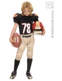 Disfraz jugador de futbol americano talla 8-10 años Widmann Disfraz de niño