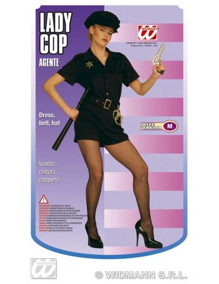 Disfraz de policía mujer talla m Widmann Para Mujer