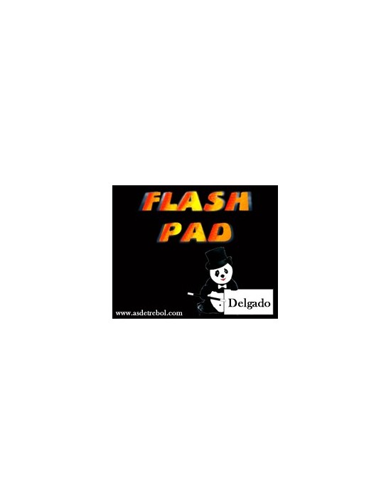 Papel flash en carterita estilo americano 15 hojas aprox 5x6 cm Panda Magic Juegos con fuego