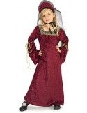Disfraz dama de palacio medieval talla 3-4 años Rubies Niña
