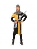 Disfraz guerrero medieval talla 8-10 años (140 cm) amarillo Widmann Disfraz de niño