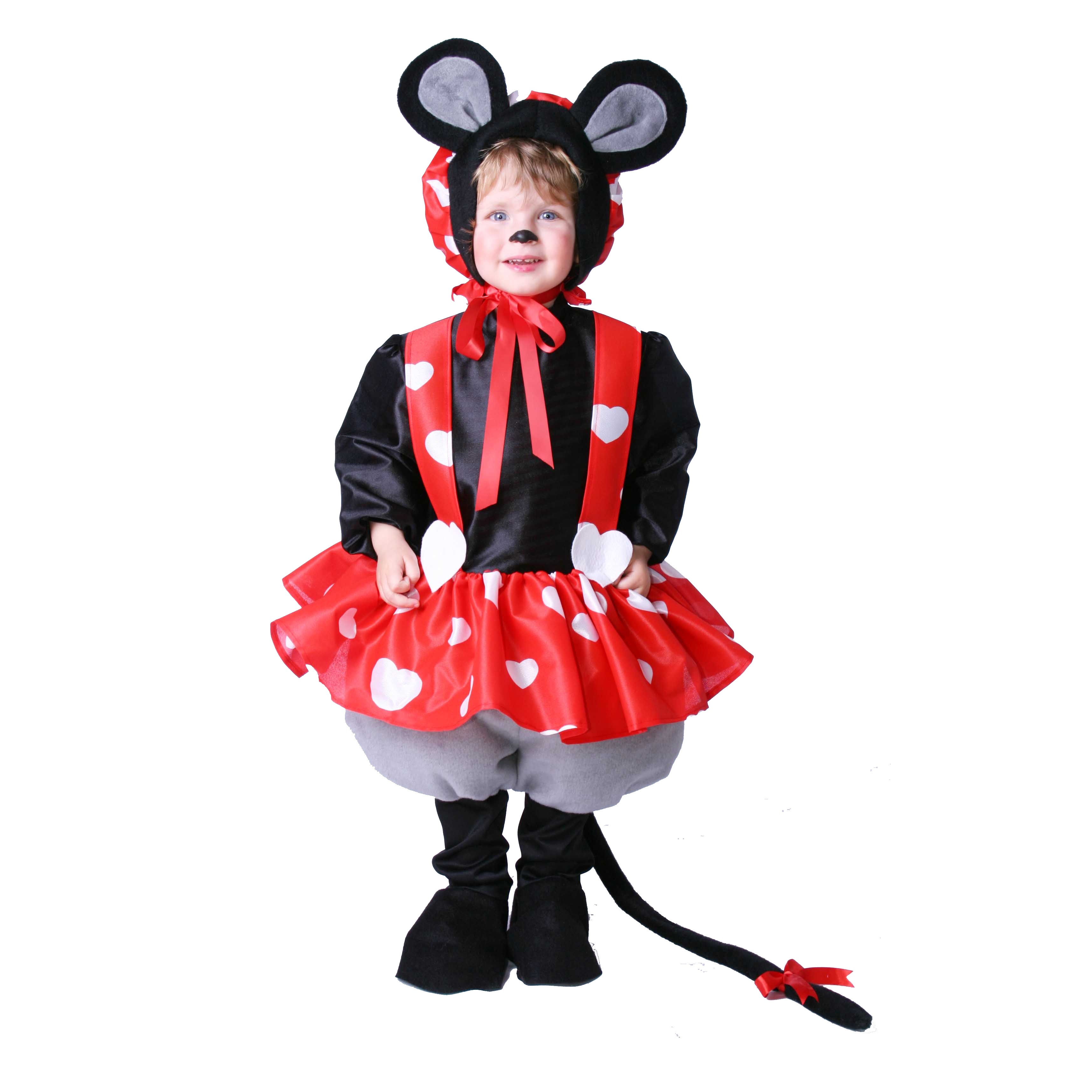 Disfraz Minnie Mouse niña, Tallas: 3-6 años