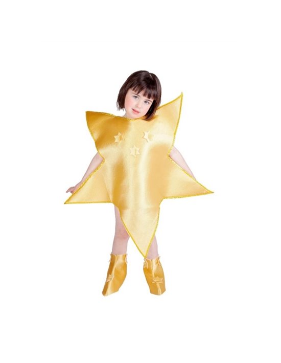 Disfraz de estrella amarilla infantil (talla 3-5 años) Disfraces Nines Niño