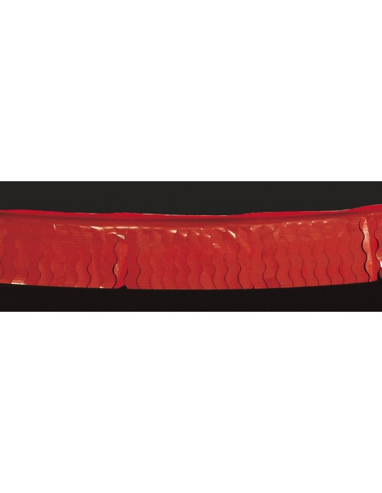 Guirnalda fleco plástico 25 m color rojo S. romá Guirnaldas