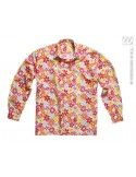 Camisa de flores hippie talla m-l Widmann Disfraz de hombre