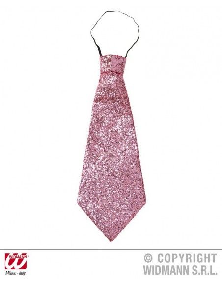 Corbata rosa de lúrex Widmann Pajaritas y corbatas
