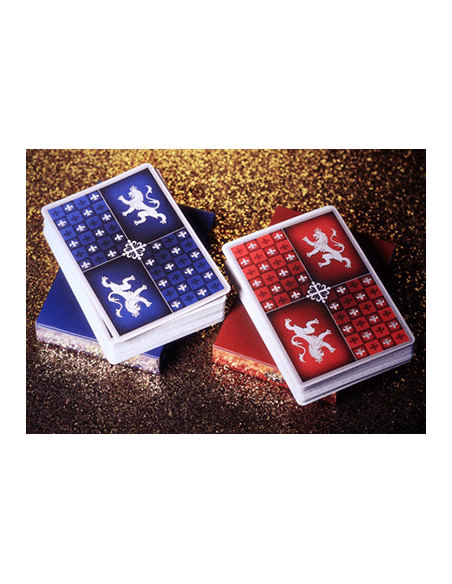 Baraja heraldry dorso rojo US Playing Card Co. Póquer