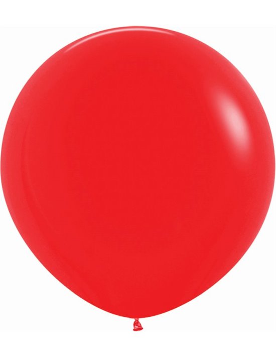 Bolsa de 10 globos sempertex r36 de 90 cm color fashion sólido rojo (015) Sempertex Globos Redondos
