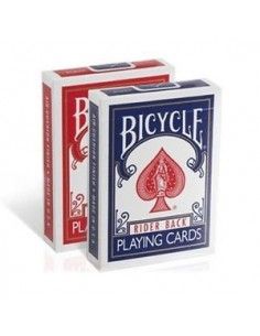 Baraja bicycle rider back 808 estuche antiguo dorso azul US Playing Card Co. Póquer