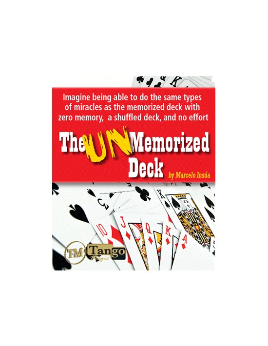 The unmemorized deck por marcelo insúa (dvd) Tango Magic Español