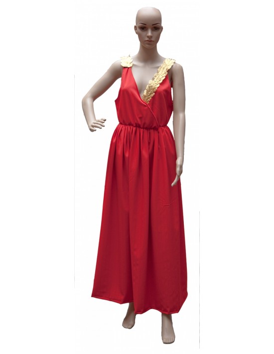 Disfraz de romana talla 12-14 años rojo  Disfraces FCR Disfraces de niña
