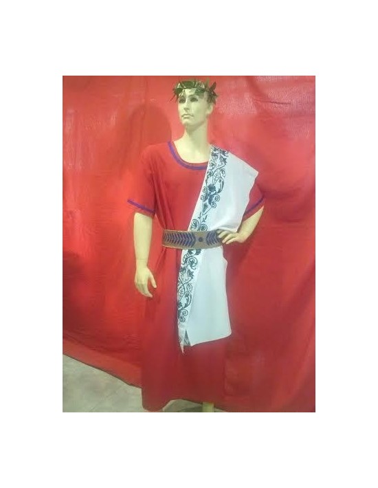 Disfraz senador romano banda estampada talla única Disfraces FCR Disfraz de hombre