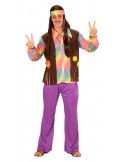 Disfraz hippie chaleco talla s Widmann Disfraz de hombre