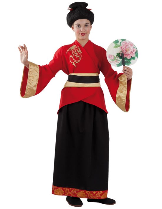 Disfraz china dragón talla 8 años Fiesta y Carnaval Disfraces de niña