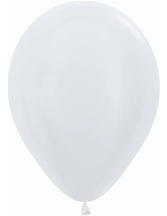 Bolsa de 100 globos sempertex r5 de 13 cm color satín blanco (405) Sempertex Globos Redondos