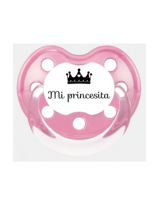Chupete classic princesita silicona talla 0 meses rosa  Bebé