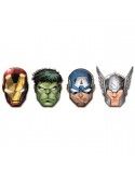 Careta cartón Avengers 6 unidades Decorata Party Máscaras y Caretas