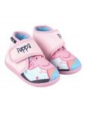 Zapatillas de casa media bota peppa pig color rosa talla t021